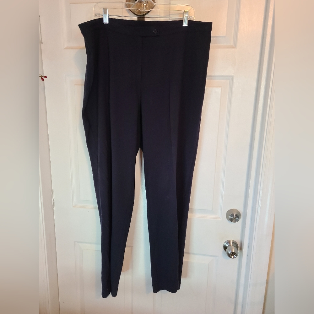 Kim Roger's Signature Woman's Pants, Size: 18W Color: Black